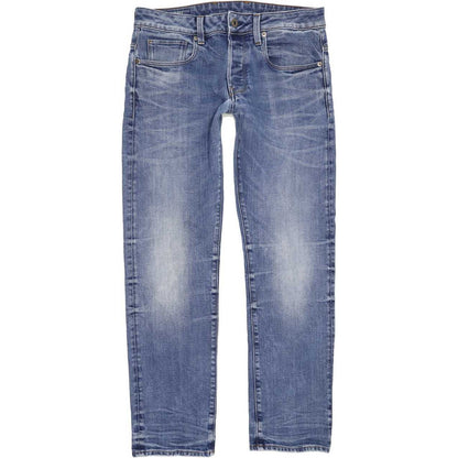 G-Star Attacc Men Blue Straight Regular Stretch Jeans W32 L29