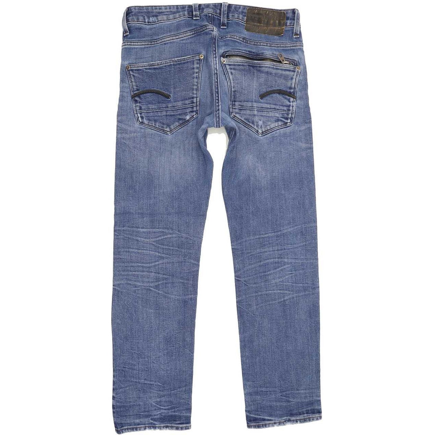 G-Star Attacc Men Blue Straight Regular Stretch Jeans W32 L29