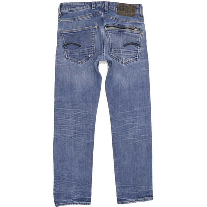 G-Star Attacc Men Blue Straight Regular Stretch Jeans W32 L29