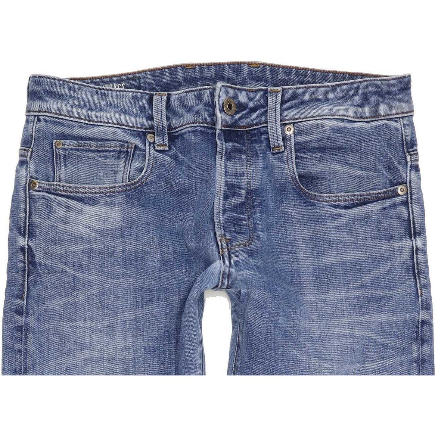 G-Star Attacc Men Blue Straight Regular Stretch Jeans W32 L29