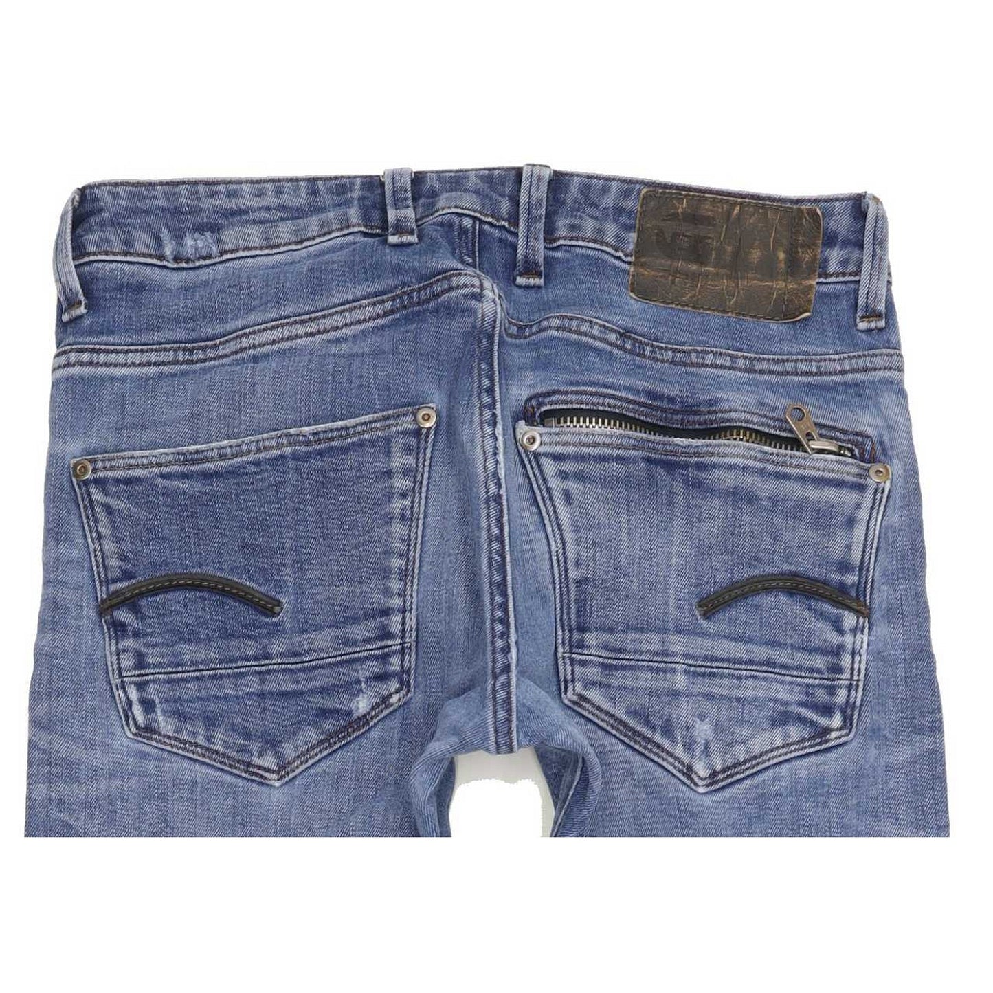 G-Star Attacc Men Blue Straight Regular Stretch Jeans W32 L29