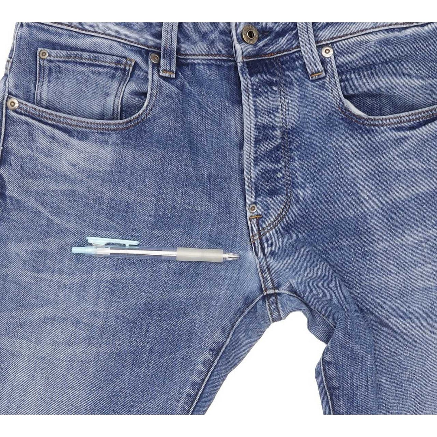 G-Star Attacc Men Blue Straight Regular Stretch Jeans W32 L29