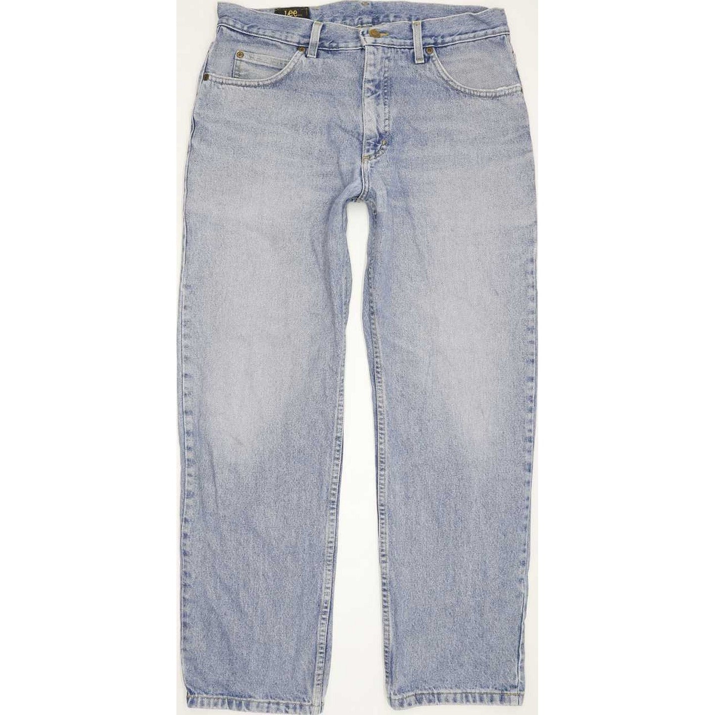 Lee Portland Men Blue Straight Regular Jeans W34 L30