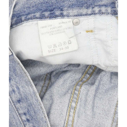 Lee Portland Men Blue Straight Regular Jeans W34 L30