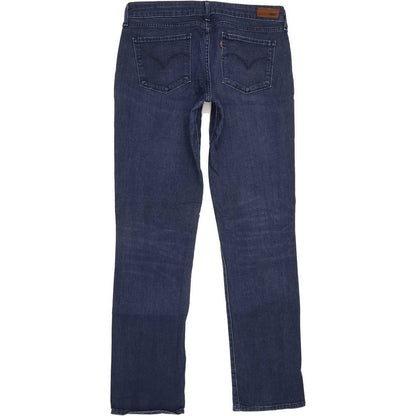 Levi's Demi Curve Women Blue Straight Slim Stretch Jeans W30 L32