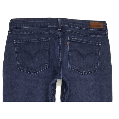 Levi's Demi Curve Women Blue Straight Slim Stretch Jeans W30 L32