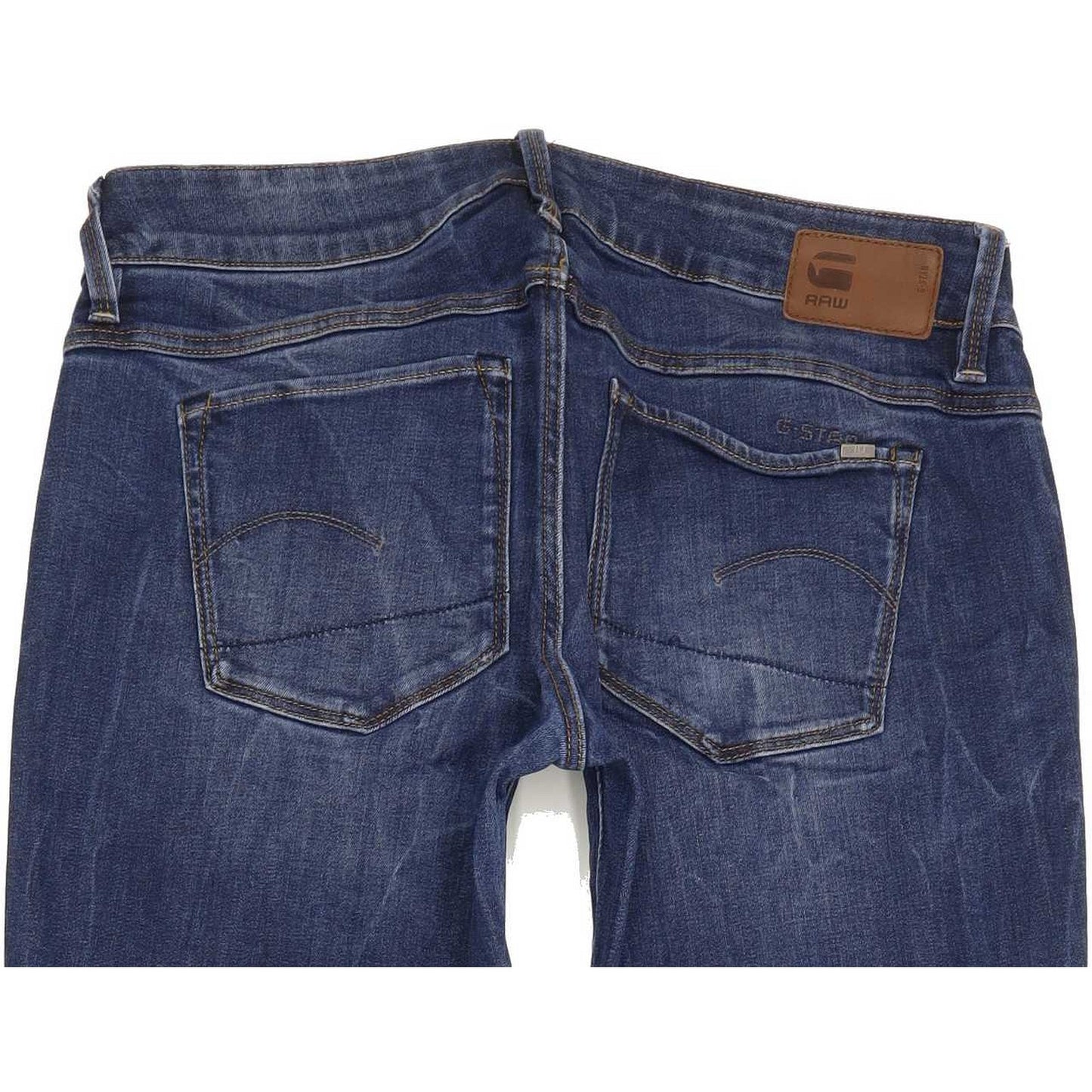 G-Star 3301 Low Women Blue Skinny Slim Stretch Jeans W30 L29