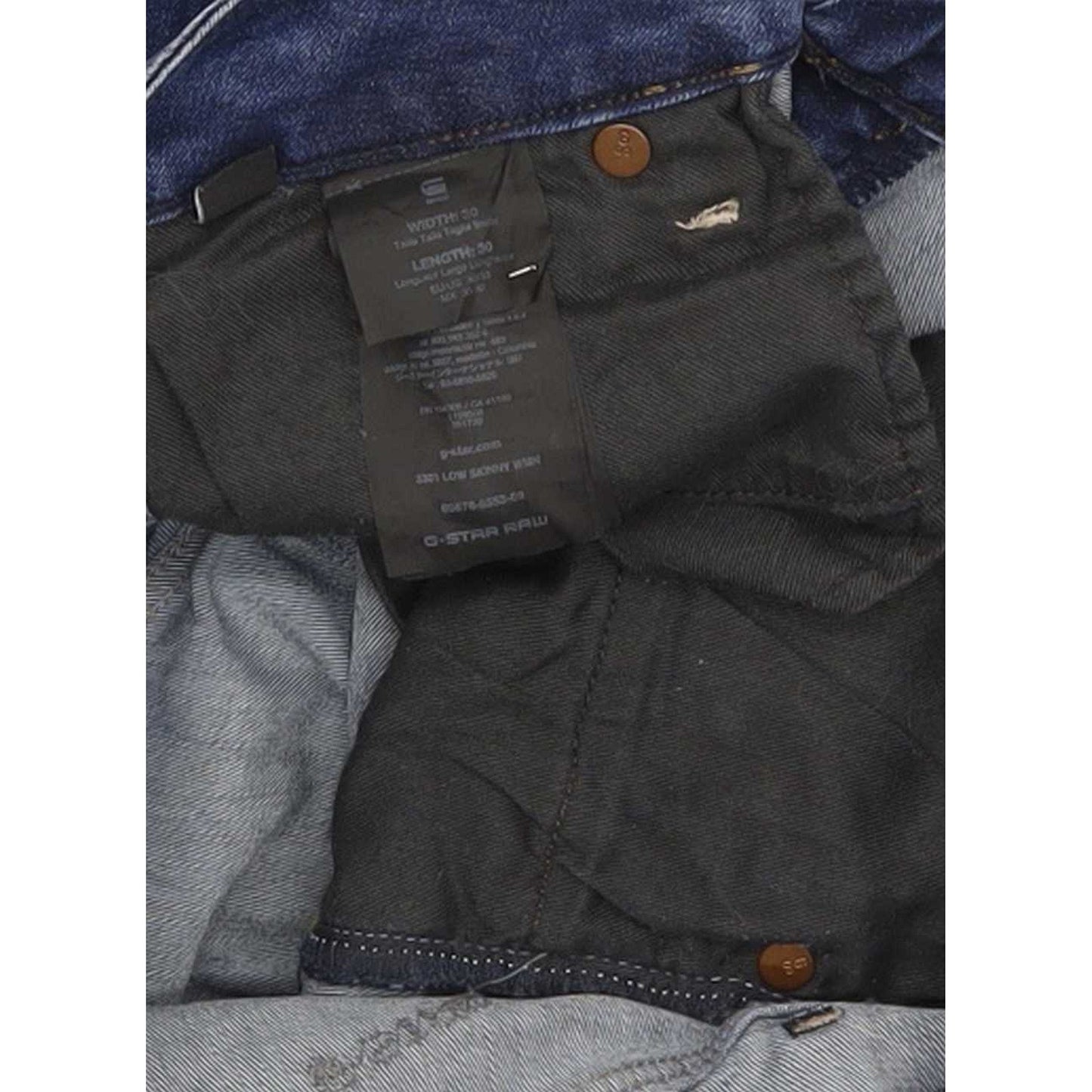 G-Star 3301 Low Women Blue Skinny Slim Stretch Jeans W30 L29
