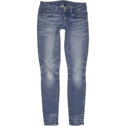 G-Star 3301 Low Women Blue Skinny Slim Stretch Jeans W26 L30