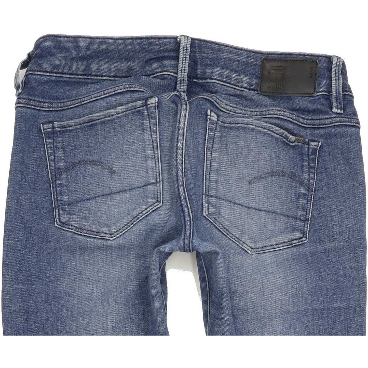 G-Star 3301 Low Women Blue Skinny Slim Stretch Jeans W26 L30
