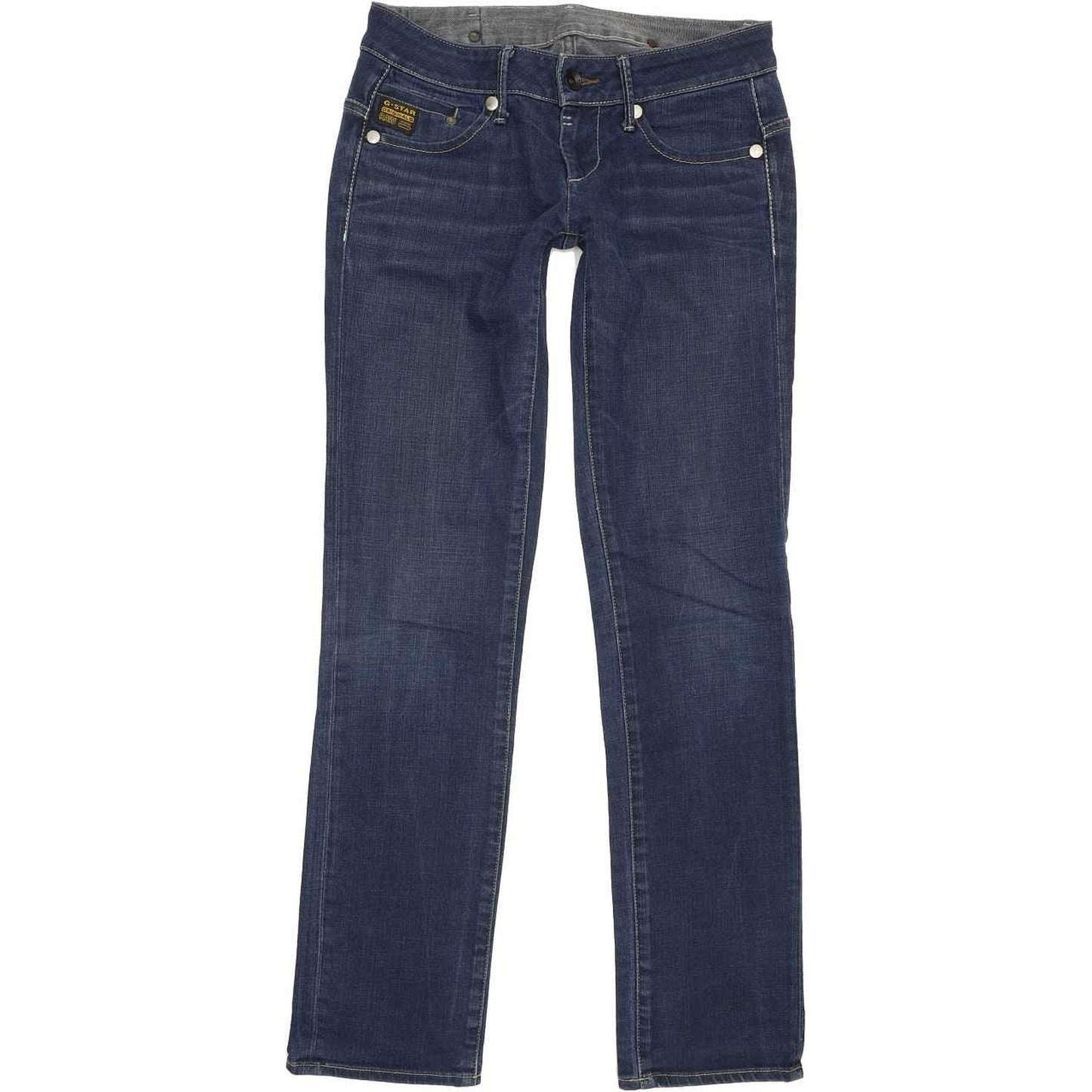 G-Star Midge Women Blue Straight Slim Stretch Jeans W27 L31