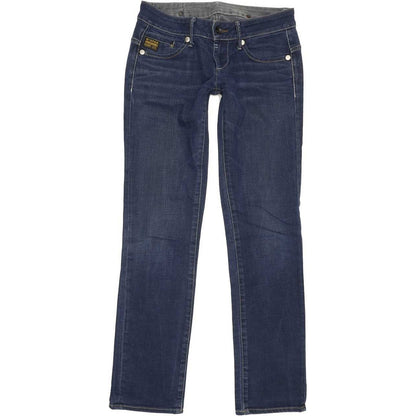 G-Star Midge Women Blue Straight Slim Stretch Jeans W27 L31