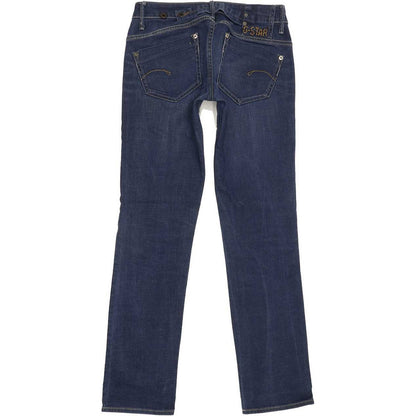 G-Star Midge Women Blue Straight Slim Stretch Jeans W27 L31