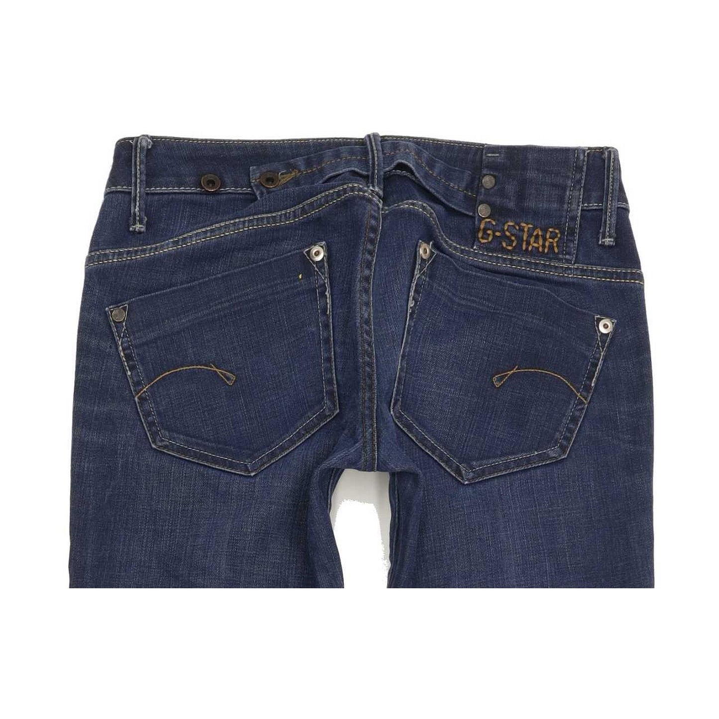 G-Star Midge Women Blue Straight Slim Stretch Jeans W27 L31