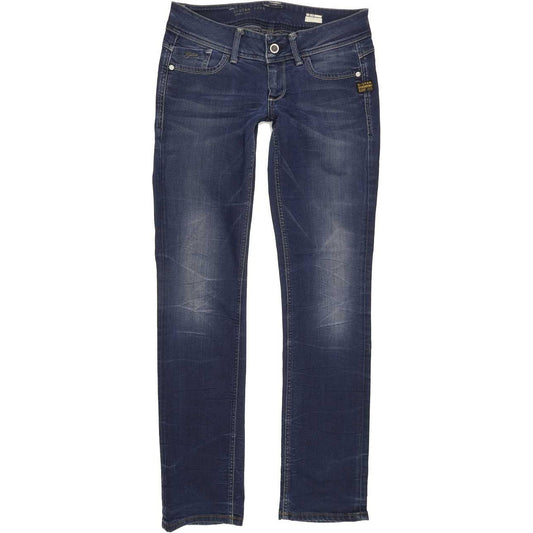 G-Star Lynn Women Blue Straight Slim Stretch Jeans W30 L33