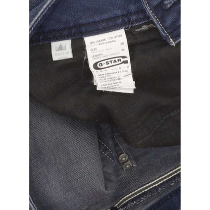 G-Star Lynn Women Blue Straight Slim Stretch Jeans W30 L33