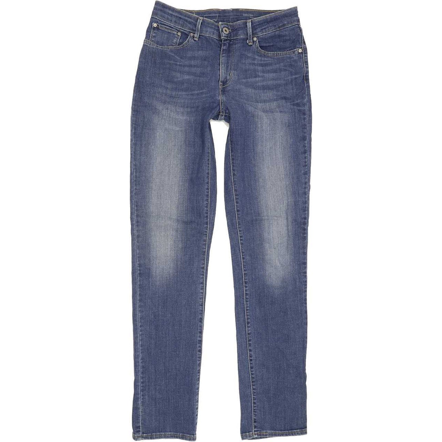 Levi's Women Blue Straight Slim Stretch Jeans W28 L32