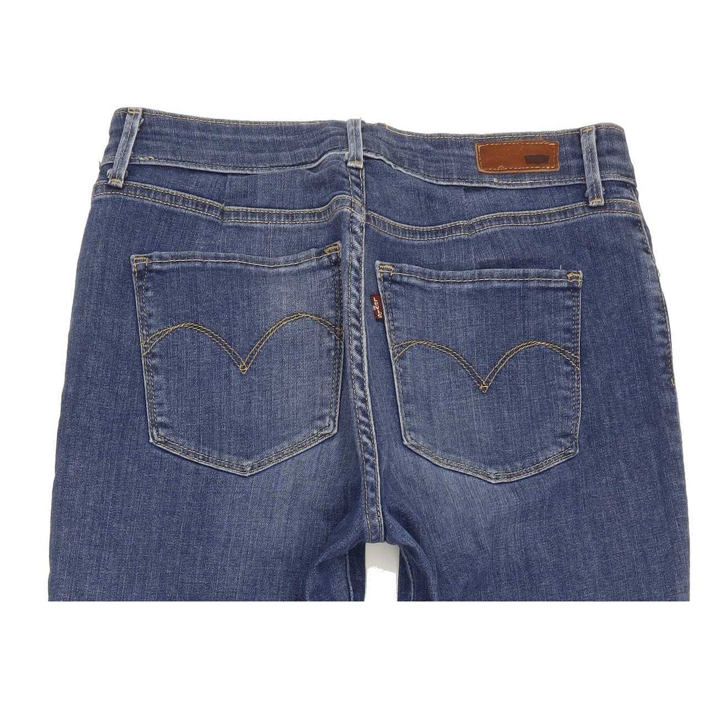Levi's Women Blue Straight Slim Stretch Jeans W28 L32