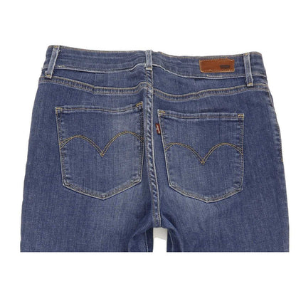 Levi's Women Blue Straight Slim Stretch Jeans W28 L32