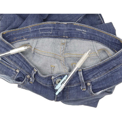 Levi's Women Blue Straight Slim Stretch Jeans W28 L32
