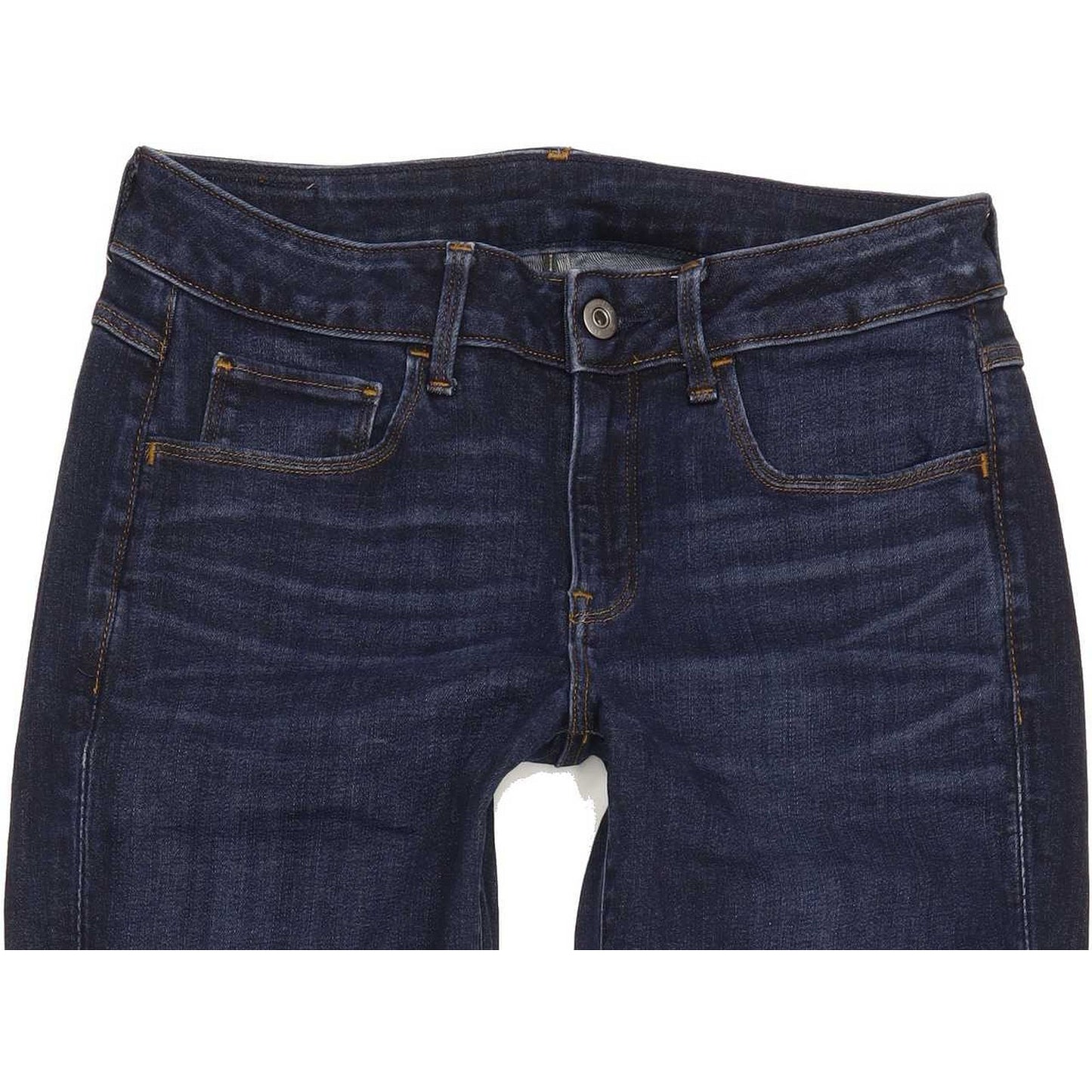 G-Star 3301 Deconst Mid Women Blue Skinny Regular Stretch Jeans W29 L32
