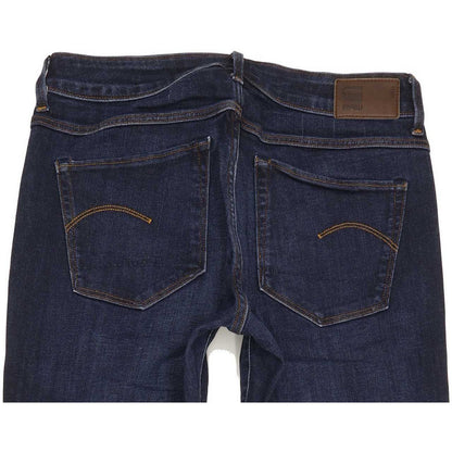 G-Star 3301 Deconst Mid Women Blue Skinny Regular Stretch Jeans W29 L32