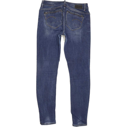 G-Star Midge Women Blue Skinny Slim Jeans W26 L29