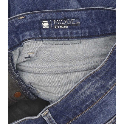 G-Star Midge Women Blue Skinny Slim Jeans W26 L29