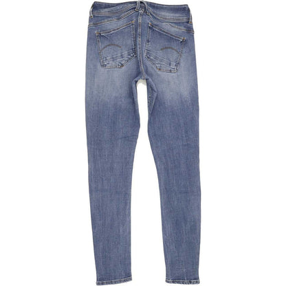G-Star Women Blue Skinny Slim Jeans W28 L28