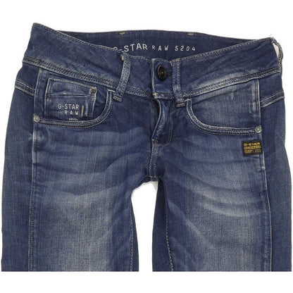 G-Star Midge Cody Women Blue Skinny Slim Stretch Jeans W24 L30