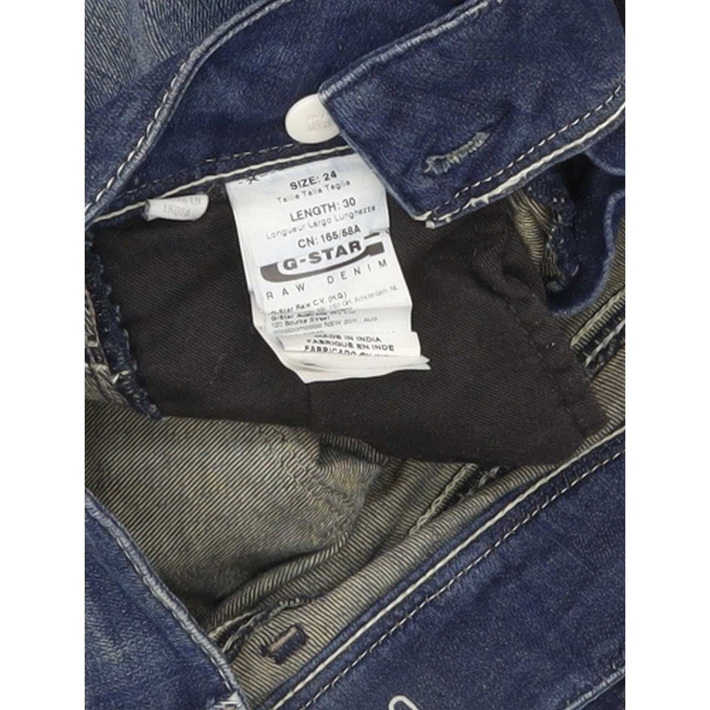 G-Star Midge Cody Women Blue Skinny Slim Stretch Jeans W24 L30