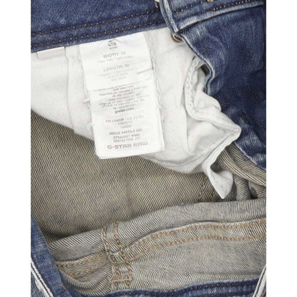 G-Star Midge Saddle Mid Women Blue Straight Slim Jeans W26 L26