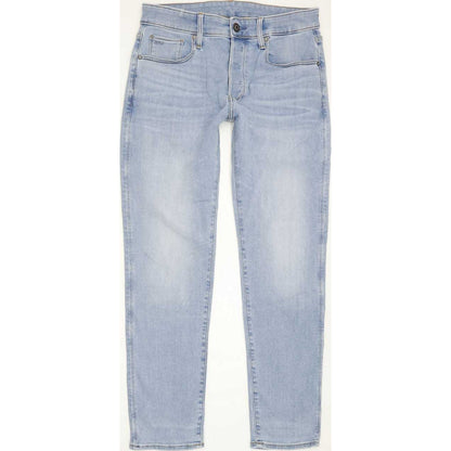 G-Star 3301 Men Blue Straight Slim Stretch Jeans W30 L29