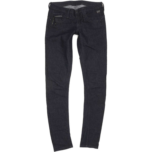G-Star New Ocean Women Blue Skinny Slim Stretch Jeans W27 L32