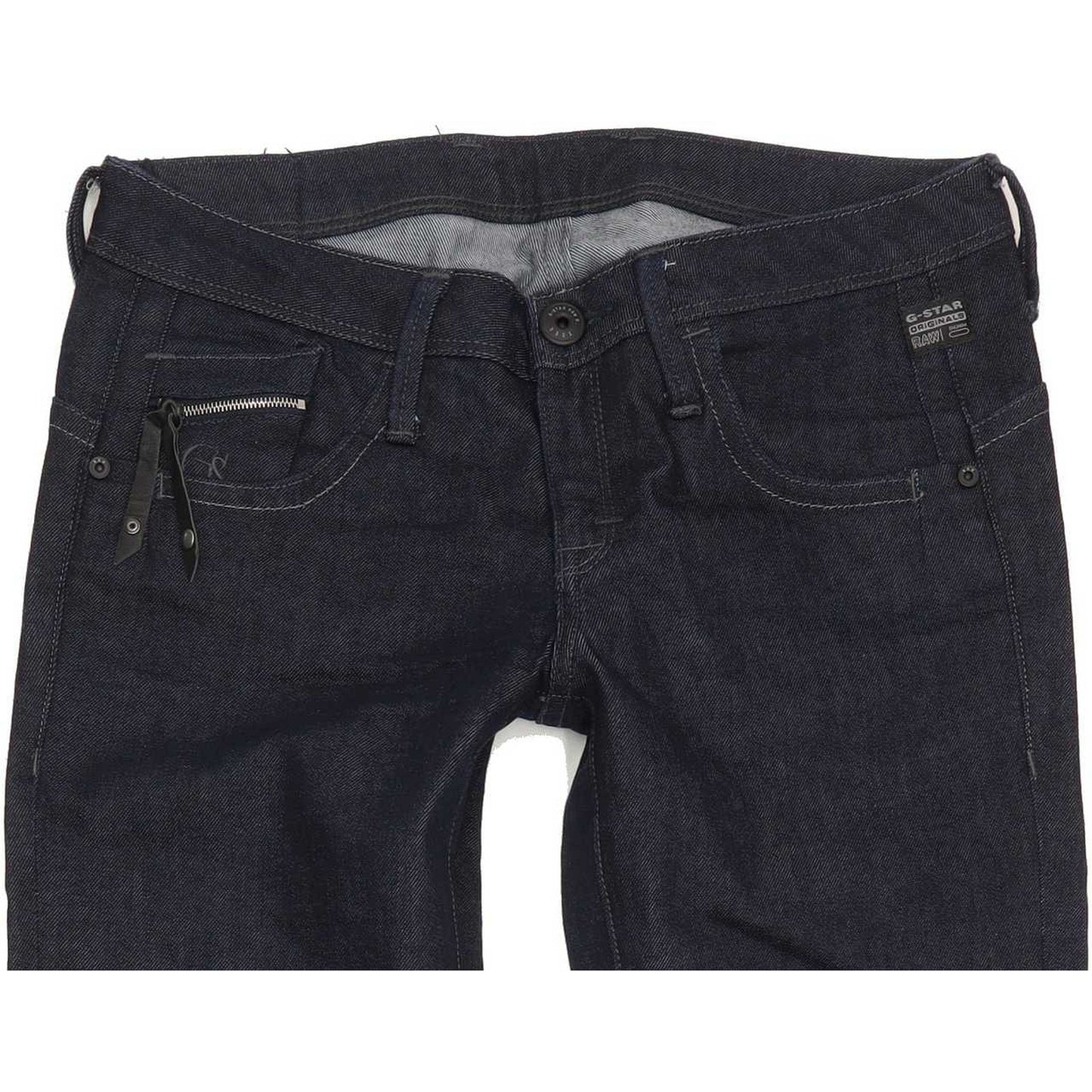 G-Star New Ocean Women Blue Skinny Slim Stretch Jeans W27 L32