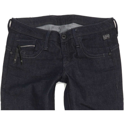 G-Star New Ocean Women Blue Skinny Slim Stretch Jeans W27 L32