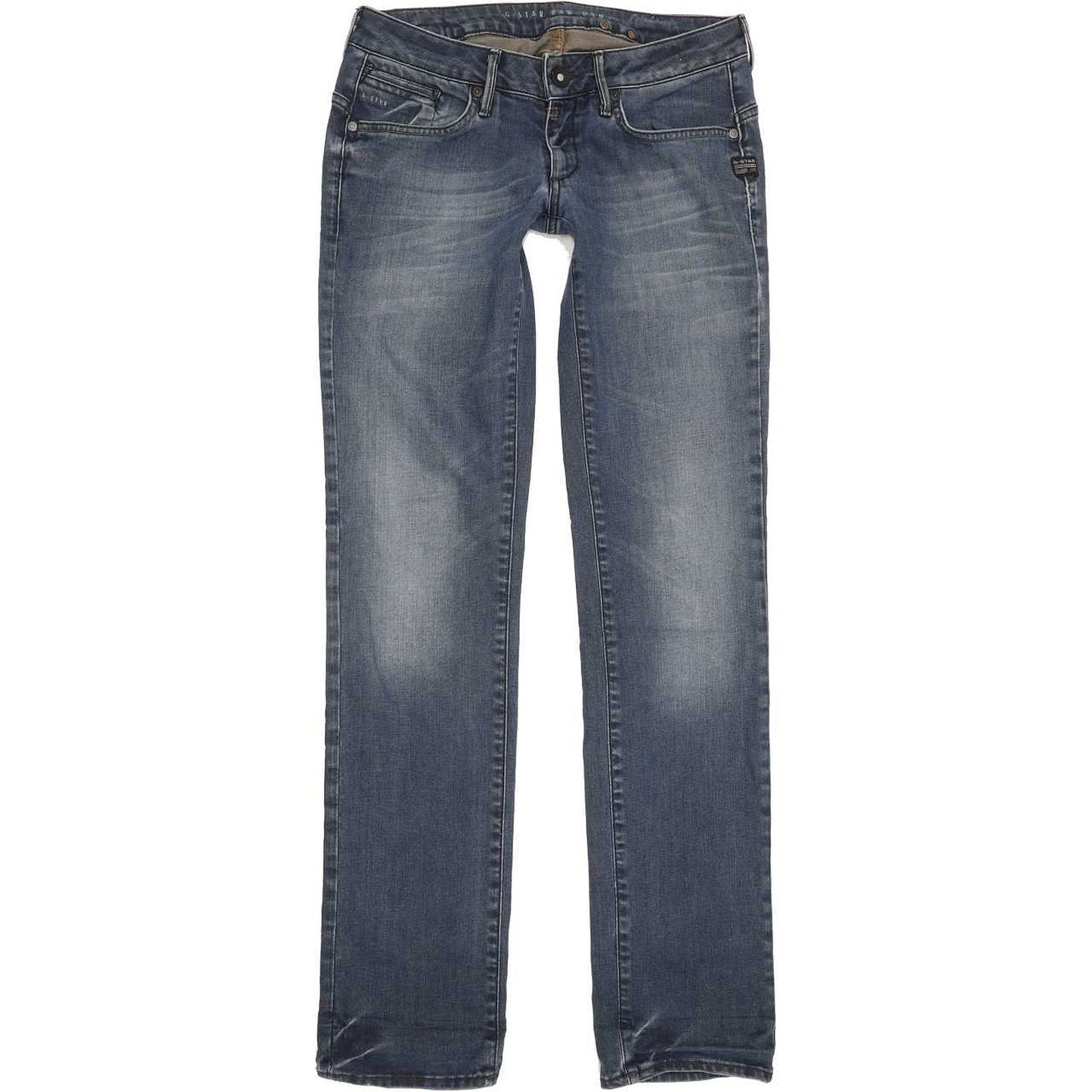 G-Star Midge Ivy Women Blue Straight Slim Jeans W29 L33