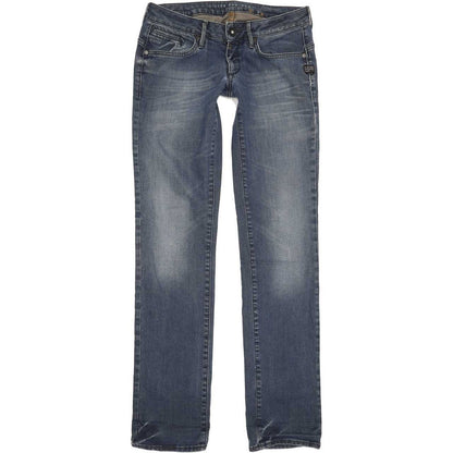 G-Star Midge Ivy Women Blue Straight Slim Jeans W29 L33