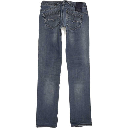 G-Star Midge Ivy Women Blue Straight Slim Jeans W29 L33