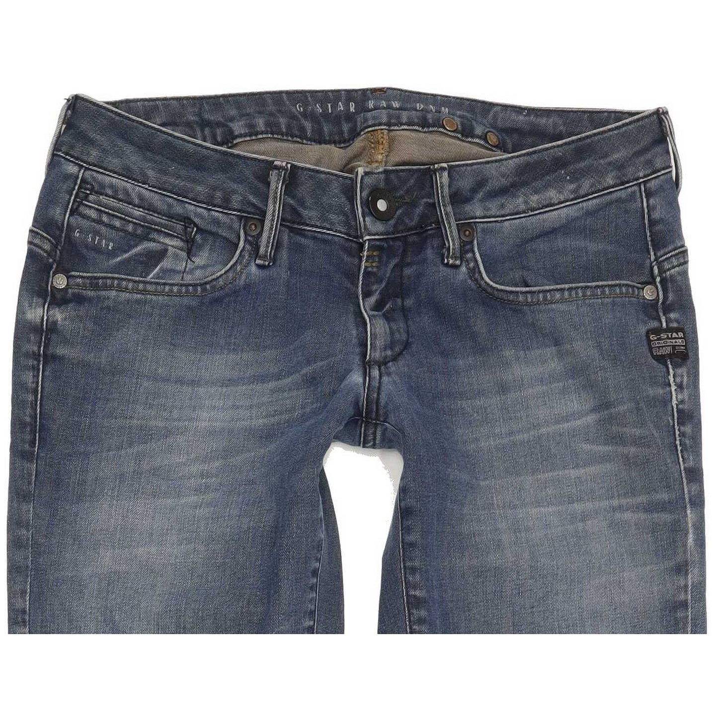 G-Star Midge Ivy Women Blue Straight Slim Jeans W29 L33