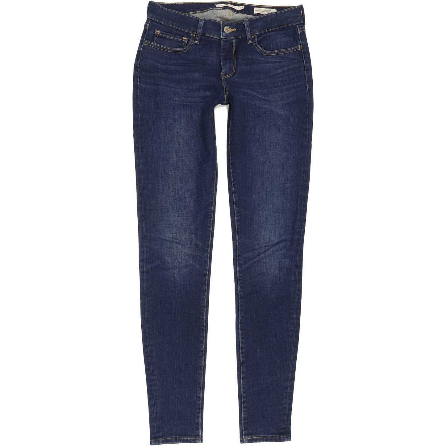 Levi's 710 Super Women Blue Skinny Slim Stretch Jeans W28 L31