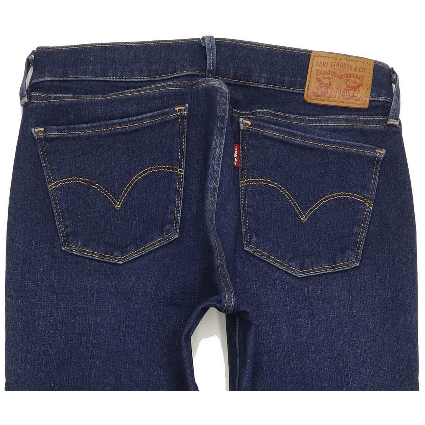 Levi's 710 Super Women Blue Skinny Slim Stretch Jeans W28 L31