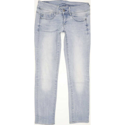 G-Star Lynn Mid Women Blue Skinny Slim Stretch Jeans W27 L27