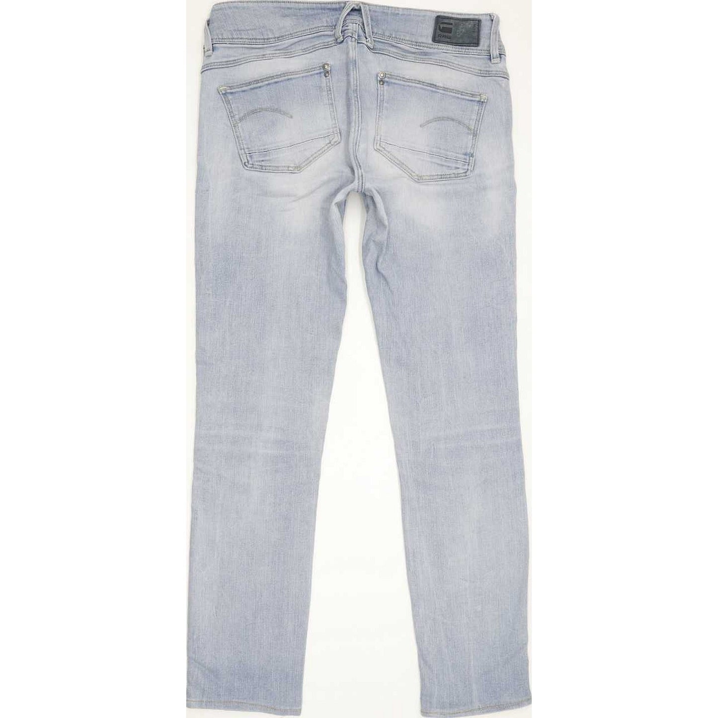 G-Star Lynn Mid Women Blue Skinny Slim Stretch Jeans W27 L27