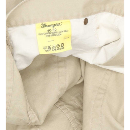 Wrangler Ohio Gabardine Men Beige Straight Regular Jeans W40 L30