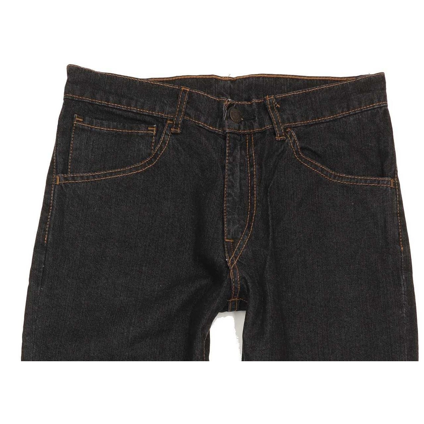 Levi's 595 Men Black Straight Regular Stretch Jeans W28 L30