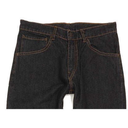 Levi's 595 Men Black Straight Regular Stretch Jeans W28 L30
