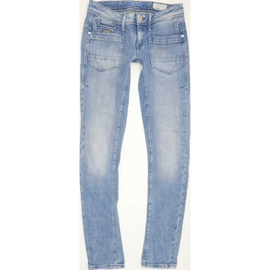 G-Star Low T Women Blue Skinny Slim Stretch Jeans W27 L31