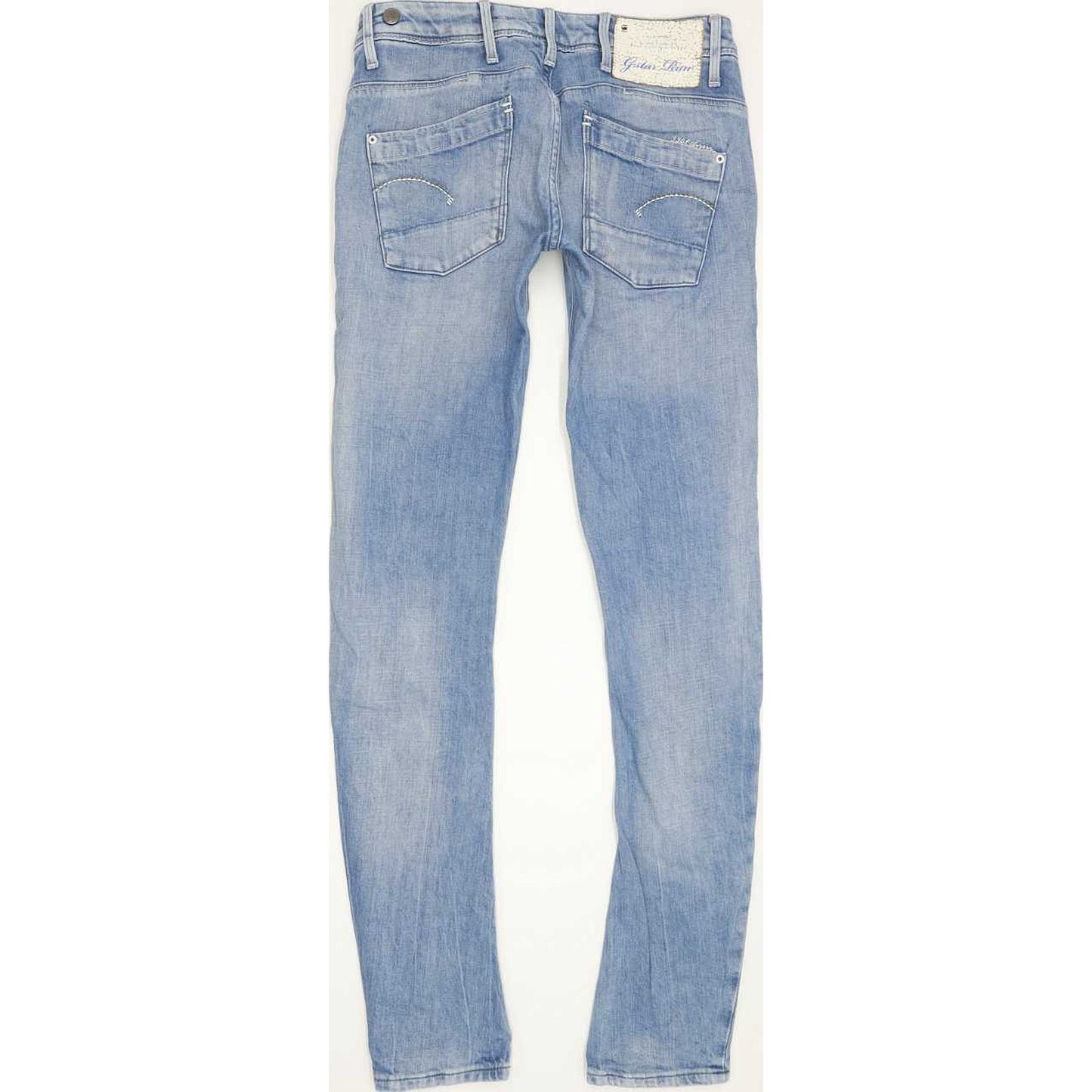 G-Star Low T Women Blue Skinny Slim Stretch Jeans W27 L31