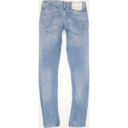 G-Star Low T Women Blue Skinny Slim Stretch Jeans W27 L31